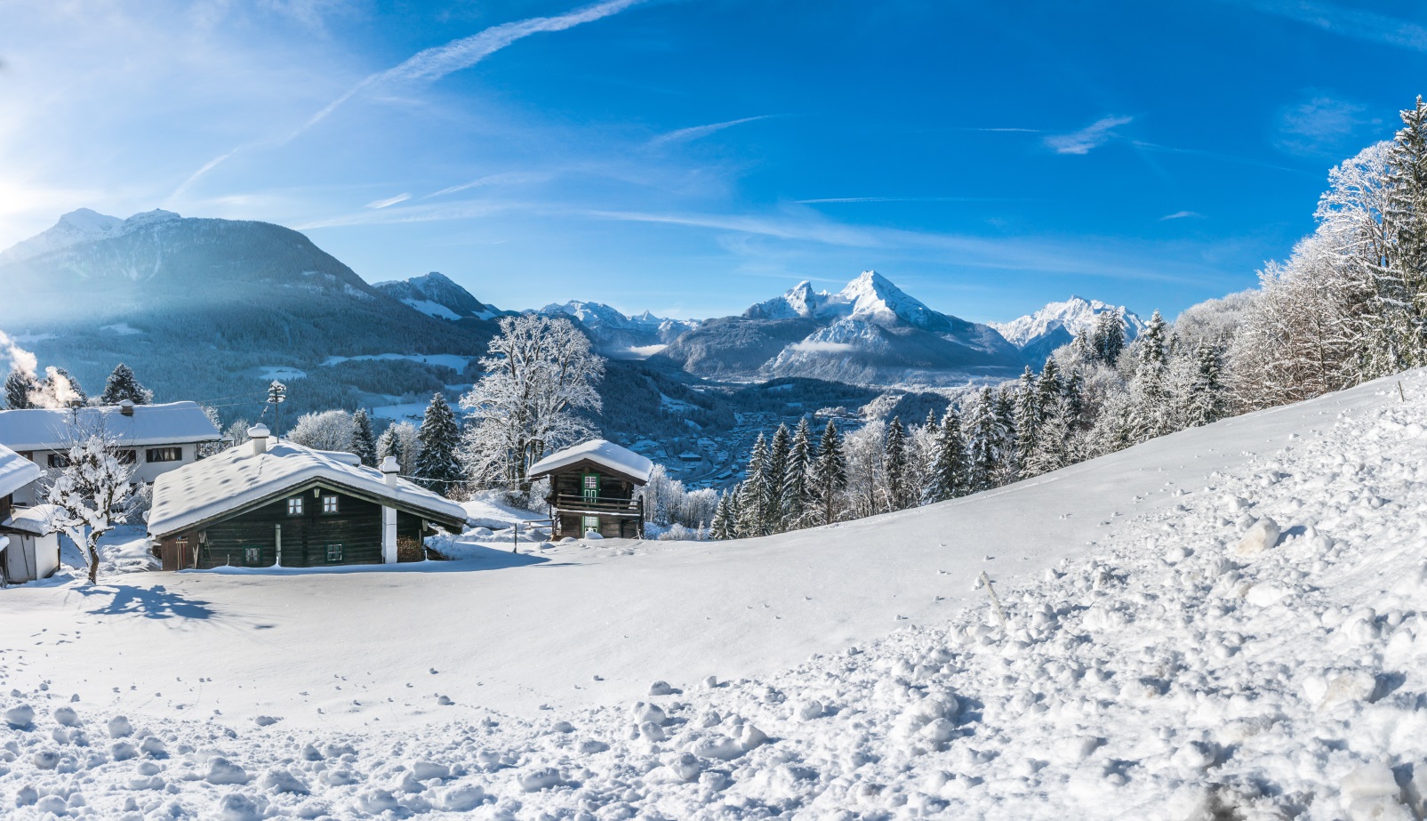 Berchtesgaden, Bavorské Alpy, Německo